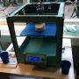 Veel kunstobjecten uit 1 stuk , nog weinig #3d printed mechanische installaties bij expo @ground3d..toekomst trappelt