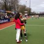 #250 goals! Thanks voor het mooie spandoek en de bloemen #hcdbmooieclub #trots
