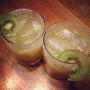 Pretending it's not winter. Kiwi margaritas made with Hotel California Tequila Blanco! 