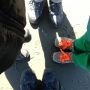 Op het strand