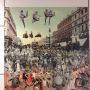 Artist Peter Blake at Gatwick Aiport