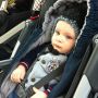 Sasha's first ride on a bus
