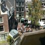 Spring view over Amsterdam from the University of Amsterdam