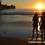 A couple on the beach at sunset tonight @VisitOceanside @VisitCA 