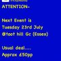 @TLCgolfsociety @toot @markthecab is it going up a fiver, every half hour! Lol!

Was £50 25 mins ago.