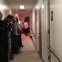 Men in line for the restroom? Only at @BillyBragg!