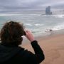me at the beach today in Barcelona #mwc (pic by @markies)