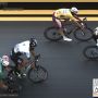 The afterglow. The photo finish of yesterday's @theo_bos win in the @GlavaTour of Norway.