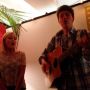 Watching @chasinggrace awesome vocals, follow them!