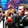 Eddy en Felix op de rode bij de première van #Daglicht.
