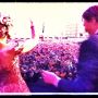 * King and Queen on stage in orange house fest induced by  Concertgebouw Orchestra and Armin van Buuren! #troon 