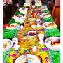 * Table set for 15 hungry peeps ranging from 2-81 yrs... #4genbrunch