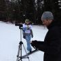Snowboardster Michelle Dekker en coach Pepijn van Schijndel.. #eyowf2013 #brasov .. Trainen #GoTeamNL 
