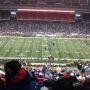 Ma vue du match des #Patriots. 