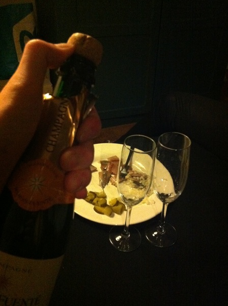celebrating some beautiful deals, the upcoming back surgery, life and love with @claqueur #2012