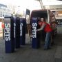 Gratis dagblad Spits! vervangt uitdelers door zuilen in #tilburg. 