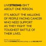 Believe in @LIVESTRONG because they are an impact  player vs. cancer, right @Oprah. #LIVESTRONG #FF