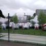 De luchtkastelen groeien hier gewoon voor de deur uit de grond @TwenteBiennale #Roombeek