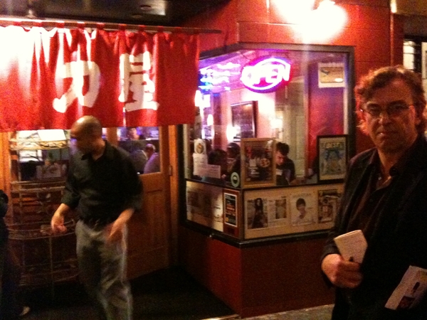 great food and conversation with @tomforemski on Geary