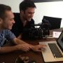 Onze regisseurs Joeri en Lennart testen de brandnieuwe Sony F5 voor bijzondere filmtrips coming-up #secret
