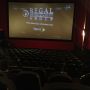 Stuck on this for 5 min so far after start time. @RegalMovies in Chinatown is always an experience.