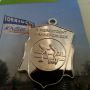 Ik heb mijn medaille binnen..#schaatsen #natuurijs #vijfmerentocht