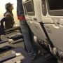 Hope nobody comes to the next seat. A baby is crying in front of me.