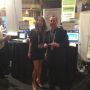 Here we are at #tcdisrupt in #NYC, with Sgrouples CEO @markweinstein and Oxana Munn